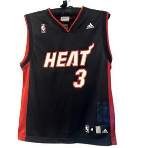 Miami Heat WADE Boys youth jersey Sz 10-12